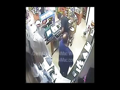 Store Owner Turns the Tide and Perfectly Puts a Bullet in a Thug Robbing His Store 