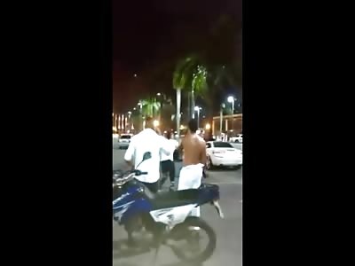 Good Samaritan Trying to Break up Fight gets Knocked Down by Punch then Brutally Kicked in the Face
