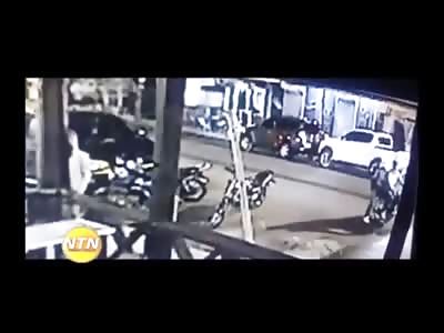 Security Guard Executed Point Blank on CCTV