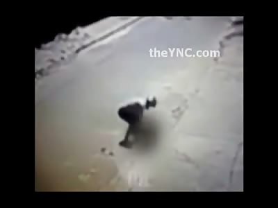 Woman Stabbed to Death Many Many Times in the Street All Caught on Camera 