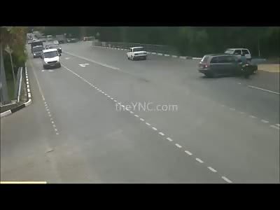 Rider Killed Instantly In BRUTAL Collision (Watch Slow Motion)