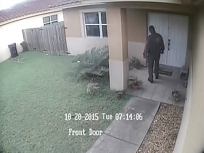 Florida City Cop Murders Dog,  3 Feet From Innocent Family 