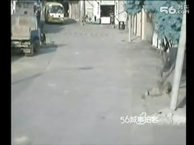 Sad Video of 1 Year old Boy Run Over by a Bus