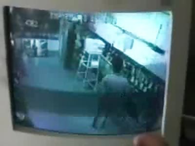Shop Owner Murdered by One Swipe of the Sword caught on Camera