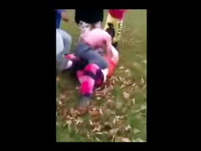 White Girl AND her Dad gets Attacked and Beaten by a Gang of Black Kids