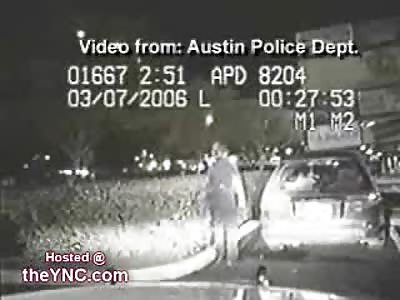 Officer Dragged By Fleeing Car