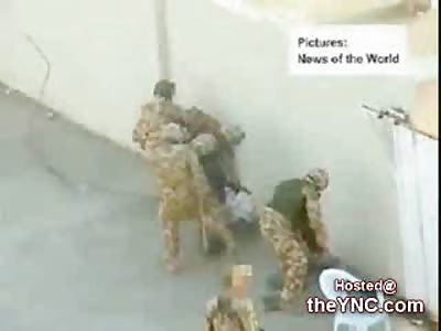British Soldiers beating Iraqi Kids