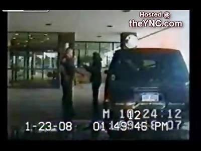 Pissed off Guy Cracks a Cop over The Head with a Cane