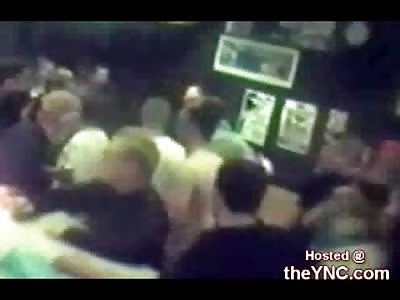 Man Sucker Punches a Guy at a Restaurant