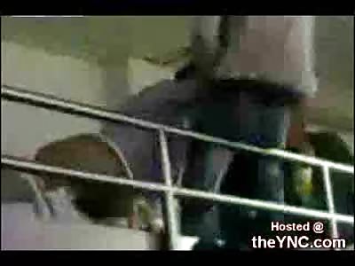 Red Sox Fan Throws Yankee Fan over Balcony During Brawl