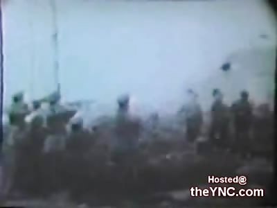 Rare Video of Russians blowing the Heads off of Bolshevic's during the Cival War