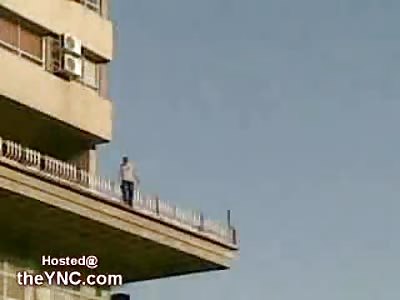 Jewish Man amazingly Survives a Suicide Attempt off of a Building