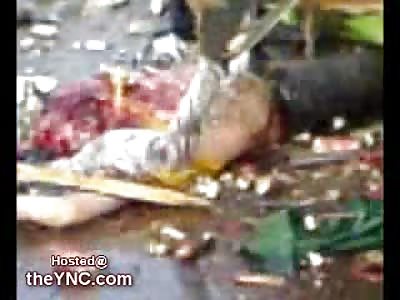 Horrific Accident leaves Bodies ripped apart on the Street (Child Warning 18+)