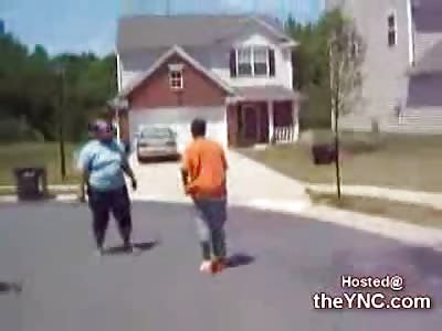 Big Mama wont let her Son Fight but then he Gets his Ass kicked anyways