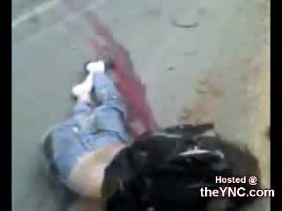 Girl Dies Next to Her Shoe After Horrific Motorcycle Accident
