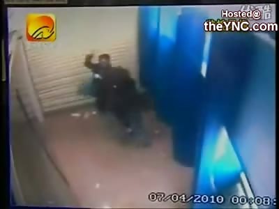 Maniac Stabs Female Non Stop at an ATM Machine