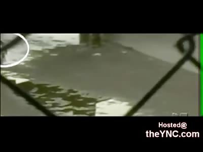 US Border Patrol Shoots 14 Year Old Mexican to Death (Left Side of Screen)