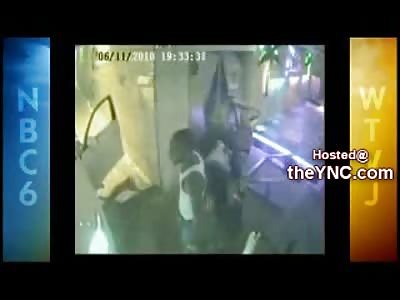 Man nearly Beaten to Death with Parking Lot Cement Divider outside Miami Strip Club