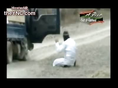 Turkish Mujahideen FIghting with Taliban Prays to Allah before Truck Bomb up in Nuclear Like Explosion