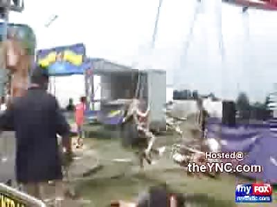 Carnival Ride Malfunction Leaves Old Man incapacitated 