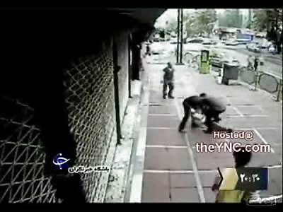 Two Iranian Dudes Stab man on the Street During Robbery