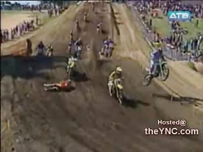 Motorcross Rider Run Over Multiple Times while Unconscious