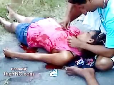 Family fixes Clothes of Dead Sister/Daughter on the Street