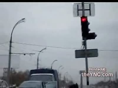 Russian Road Rage Leads to Violent Altercation on the Highway Median