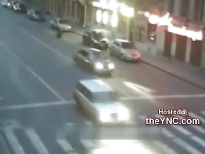 Distraught Girl Suicide by Car in Front of her Friend trying to Help Her (Watch Slow Motion)