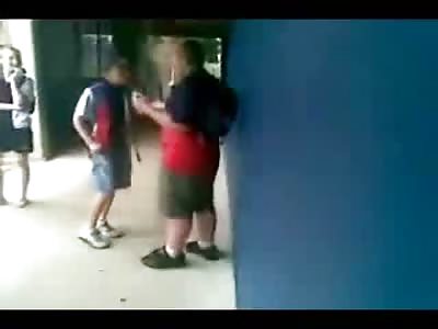 Fat Kid gets his Revenge on a Bully in front of the Girls