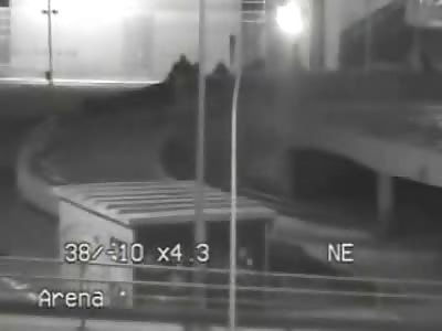 Couple Caught on CCTV Fucking In Public Parking Gargage