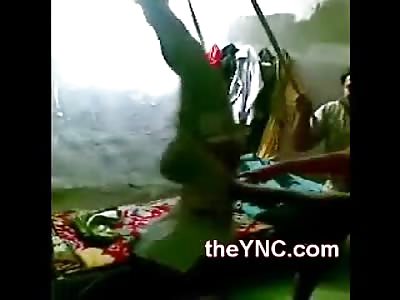 Barbaric: Muslim Boy is Upside Down and Beaten like a Pinata by his Entire Family