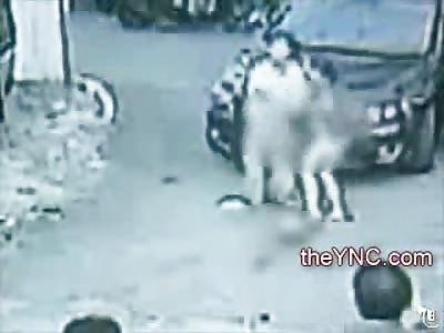 Boy Playing with Ball is run Over by Car Backing Up Dragging him to Death (Watch Full Video)