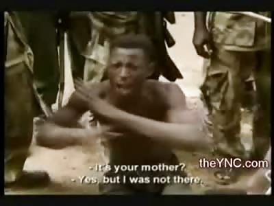 Man Begging for his Life is Executed anyways by Ruthless Rebels in Africa