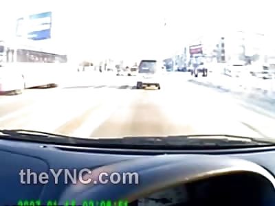 Pedestrian in Russia Ran over by Speeding Car While He Tried Crossing the Road