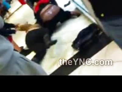 Two Big Fat Obama Voters Woman Fight in the Middle of a Macy's Store