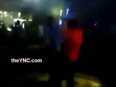 Making Fun of His Ultra White Dance Moves Gets this Idiot Knocked the Fuck out...lolol