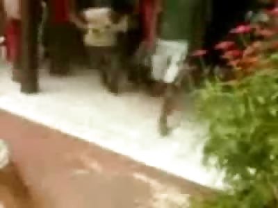 Full Raw Video of Angry Mob breaking into a Home and Lynching Man to Death
