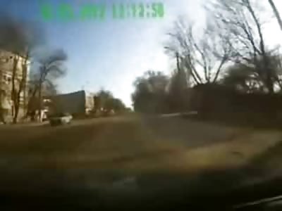 Lucky Man survives Death by Only a Car Horn