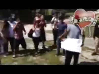 Black Girl destroys her Opponent in Epic Fight but the Girl keeps fighting Back