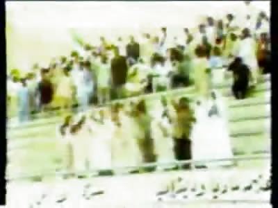 Unseen Drop Hanging  Execution of 2 in Old Qaddafi Regime..Libya 1984