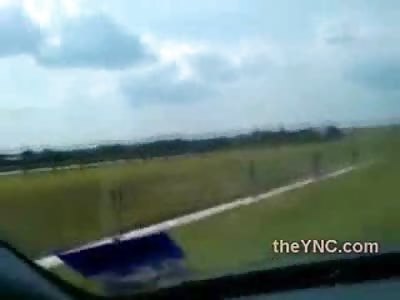 Horrific Chase and Crash Ejects Driver and Passanger