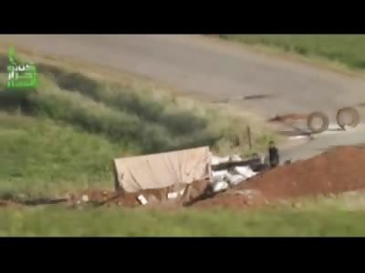 3 Men in a Tent Liquidated by Brutal Double IED or RPG Attack by Freedom Fighters (Watch Slow motion)