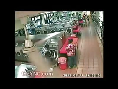 Greatest Parents Ever Throw their Kid in a Wash Machine Nearly Drowning Him