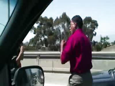Brutal Road Rage 2 on 1 Attack on Black Man in the Street