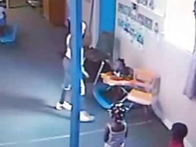 SHOCKING: Full RAW Video of Black 9 Year Old Kid Beating Toddlers at Daycare.. Punches, Kicks and Throws Them