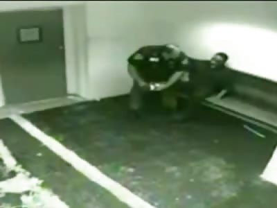 Police Officer Assaults Defenseless Man in Holding Cell
