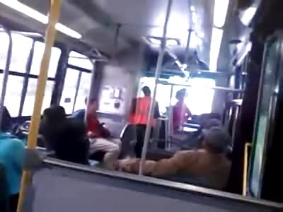 Different Video of Pissed off Bus Drivers Brutal Uppercut (UN-WATERMARKED)
