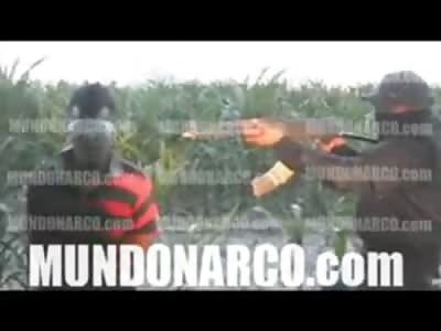 Point Blank AK-47 Execution of Man by El Chapo El Sinaloa Cartel.