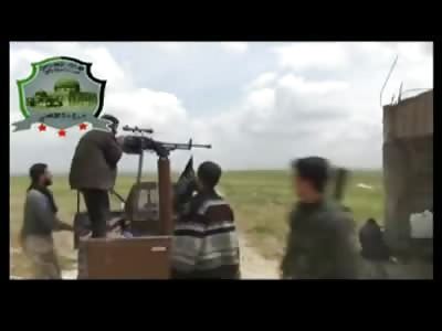 POV of FSA Rebels Vaporized by a Bomb